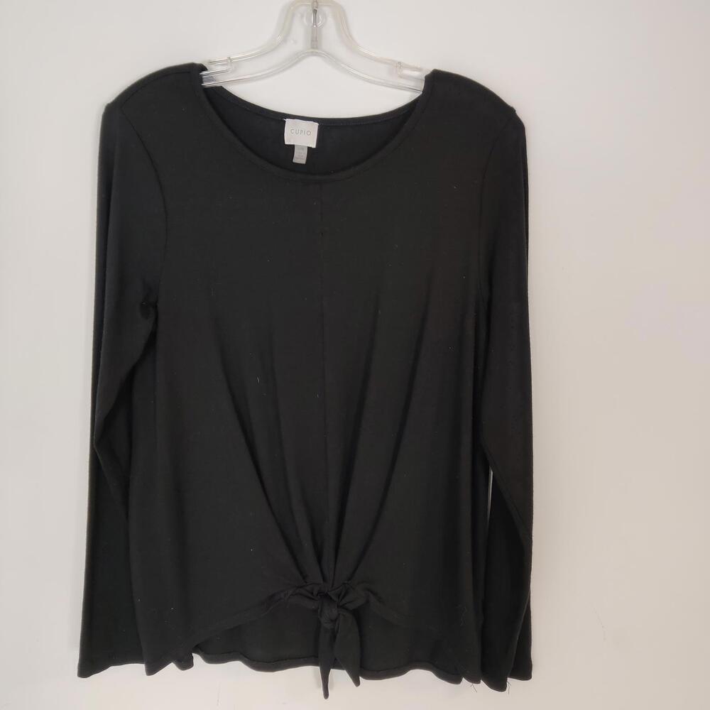 Cupio Women's Tie Front Top Emo Whimsigoth Size Large